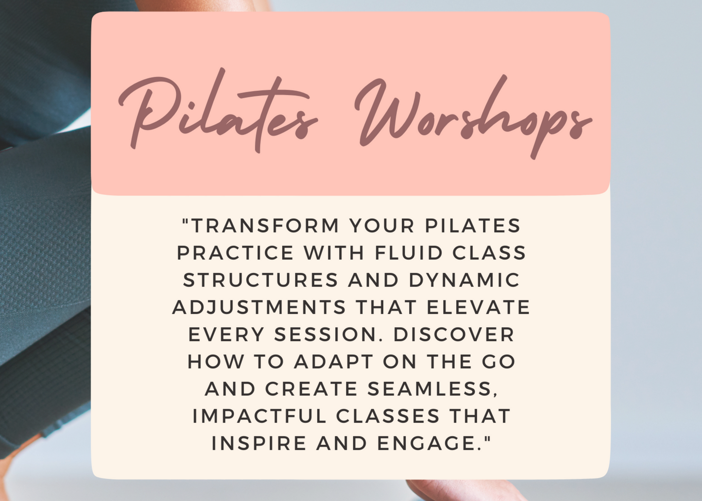 Pilates Workshops